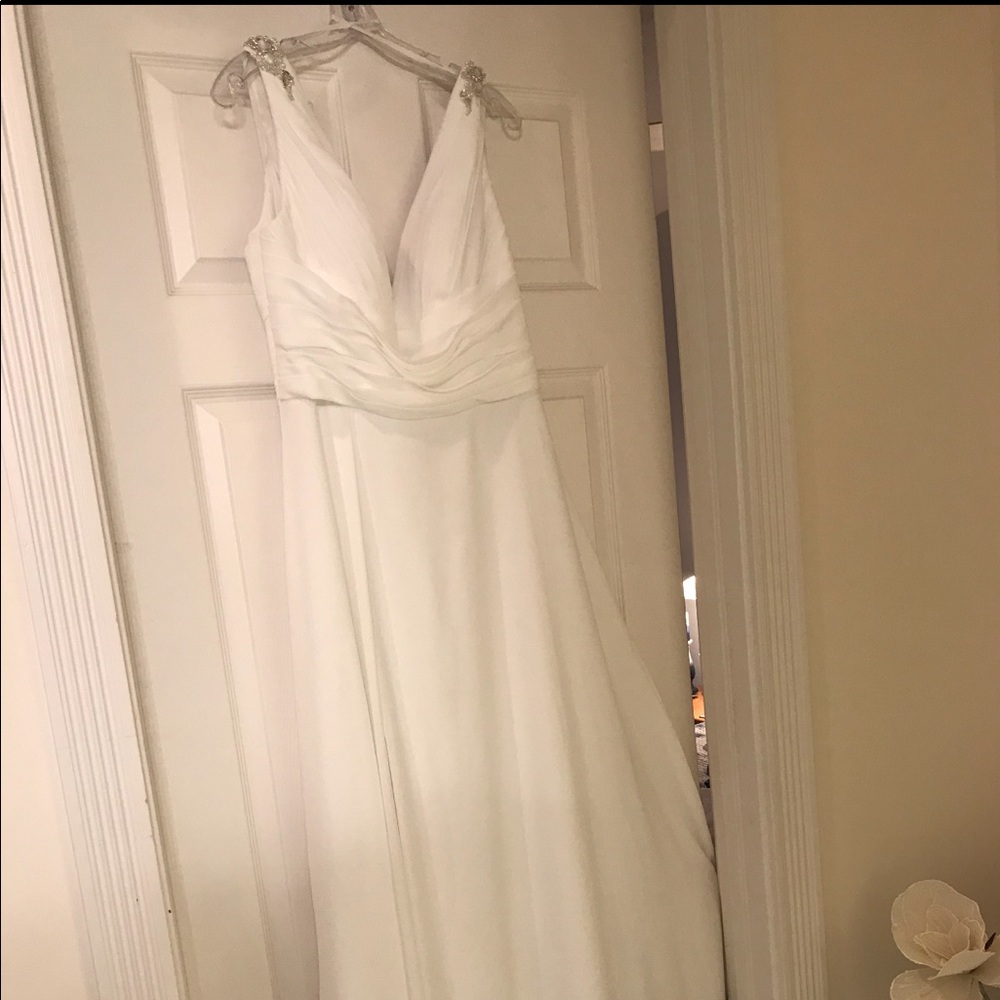 White formal dress